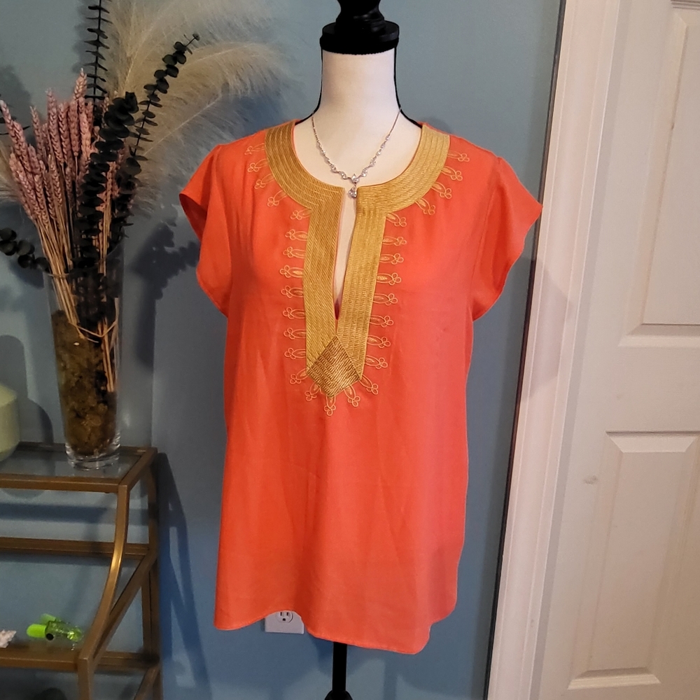 SHEIN Deep V Neck Shirt